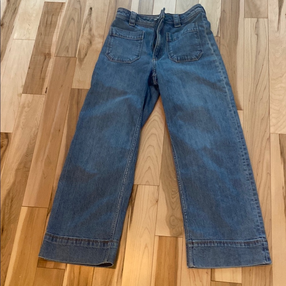H&M Blue Cropped Jeans for Women